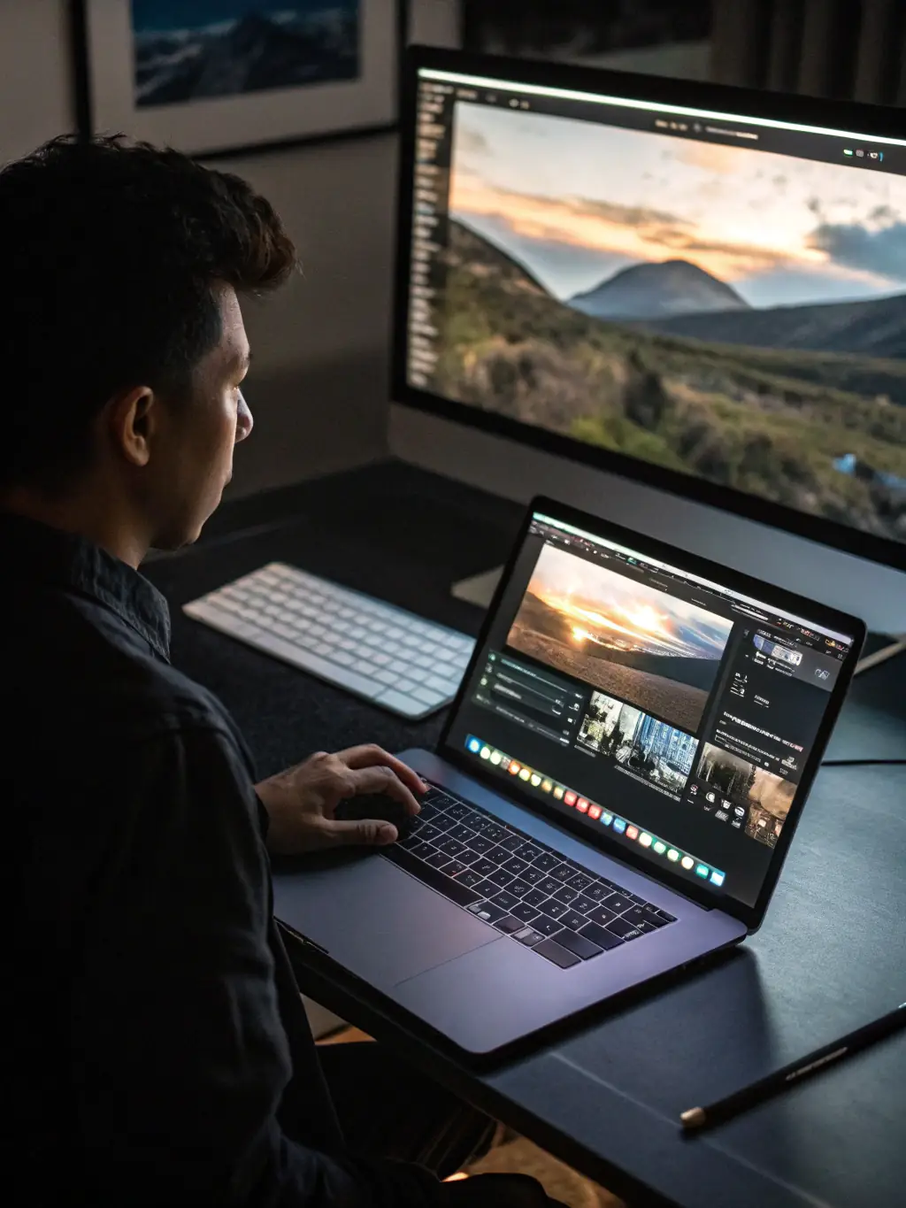 An image showcasing AI-powered video creation tools with Vietnamese landscapes in the background.